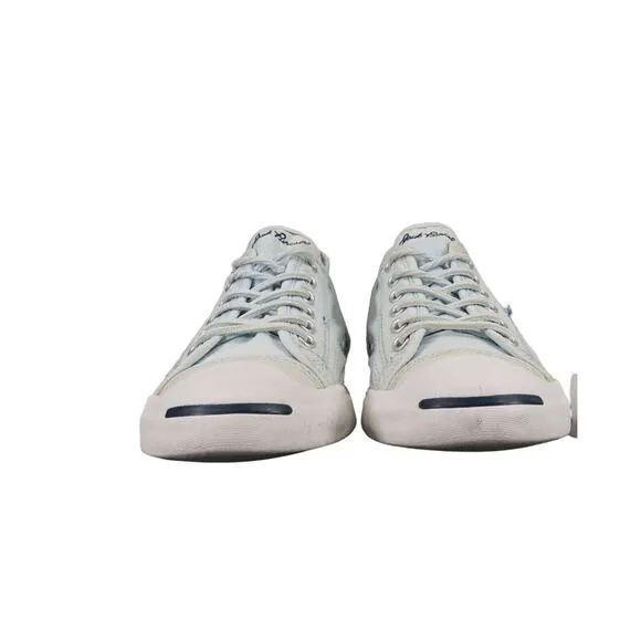 Converse Shoes Womens 9 Sneakers Jack Purcell Ox Classic Canvas Retro Blue Low