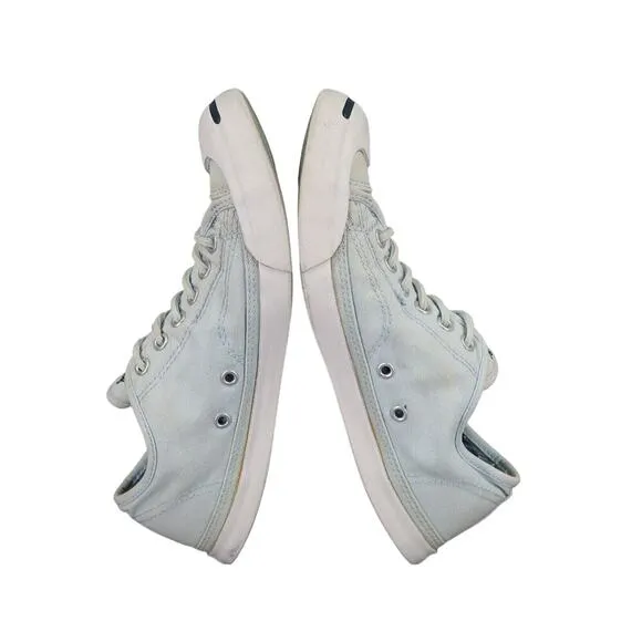 Converse Shoes Womens 9 Sneakers Jack Purcell Ox Classic Canvas Retro Blue Low