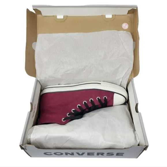Converse Skate Chuck Taylor All Star Pomegranate Red High Top Shoes Size 8