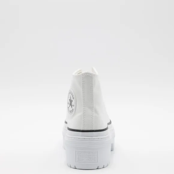 Converse Women's Chuck Taylor All Star Lugged Heel Platform High Shoes White 7