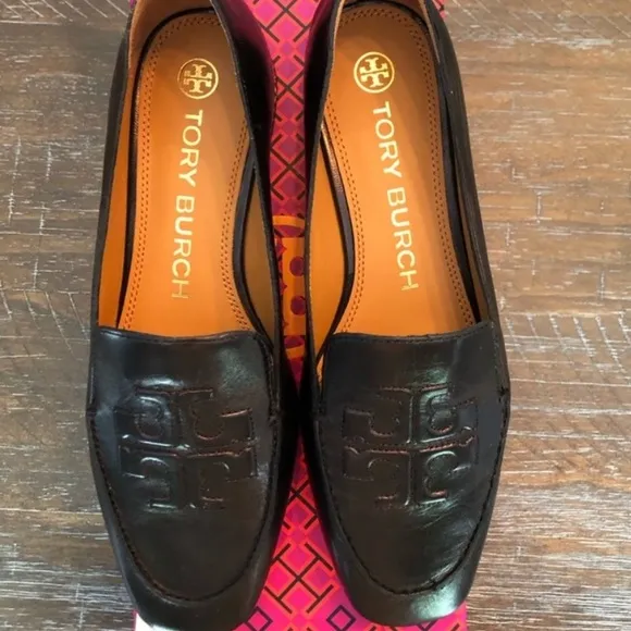 COPY - Tory Burch Ruby Loafers, Black Leather Loafers for Women