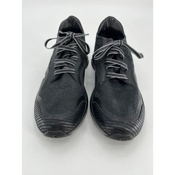 Courser Uno Women's Sneaker Women's Sz 8.5 Black Mono Lace Up Shoes