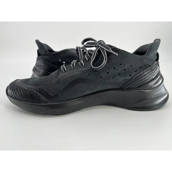 Courser Uno Women's Sneaker Women's Sz 8.5 Black Mono Lace Up Shoes