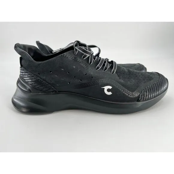 Courser Uno Women's Sneaker Women's Sz 8.5 Black Mono Lace Up Shoes