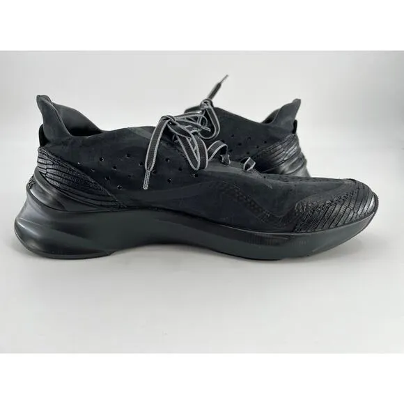 Courser Uno Women's Sneaker Women's Sz 8.5 Black Mono Lace Up Shoes