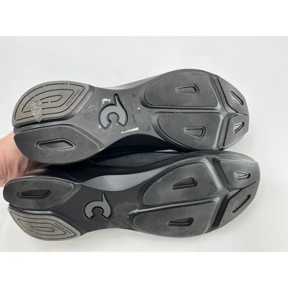 Courser Uno Women's Sneaker Women's Sz 8.5 Black Mono Lace Up Shoes