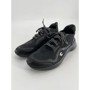 Courser Uno Women's Sneaker Women's Sz 8.5 Black Mono Lace Up Shoes