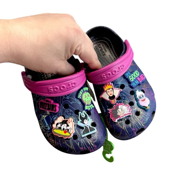 🦋Crocs Unisex-Child Classic Disney Villains Clog size-11