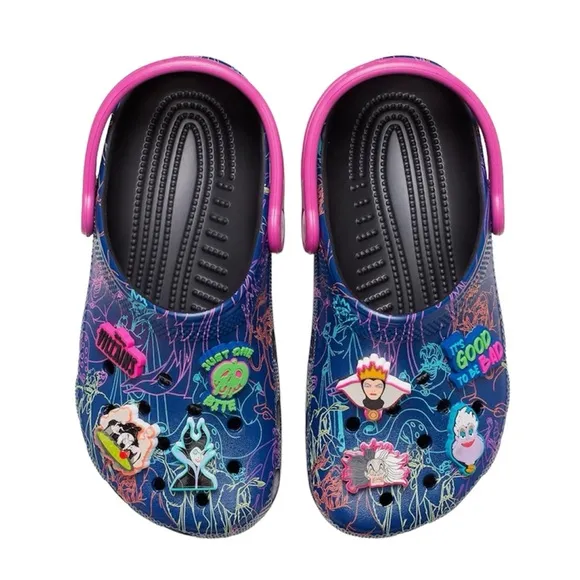 🦋Crocs Unisex-Child Classic Disney Villains Clog size-11