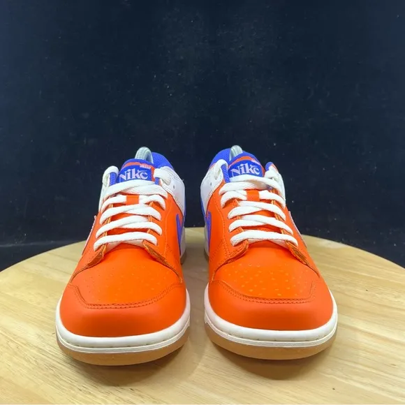 D21 - SIZE 6.5Y / 8 WOMENS NIKE DUNK LOW SAFETY ORANGE/SOFT PINK FN0600 801