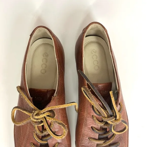 Danish Design Brown Soft Leather aloe Top Sneakers Womens Size 10 EUC
