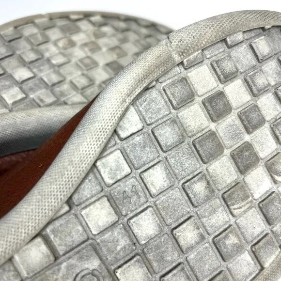 Danish Design Brown Soft Leather aloe Top Sneakers Womens Size 10 EUC