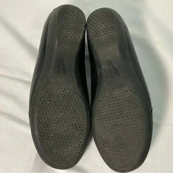 Dansko Shoes Size 40 Farah Milled Nappa Leather Shoes Clogs Loafers