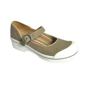 Dansko Vegan Valerie Canvas Mary Jane Clogs Shoes