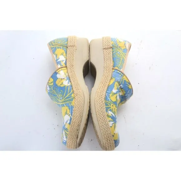 Dansko Women's Victoria Clog Tahiti Canvas clogs shoes slip on eur 39 us 8.5-9