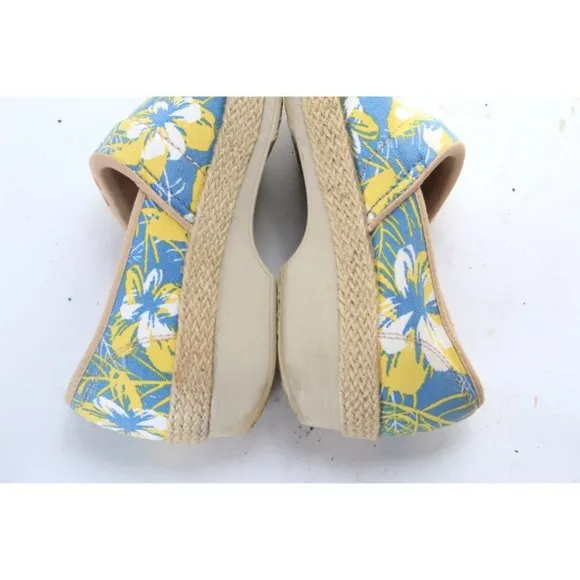 Dansko Women's Victoria Clog Tahiti Canvas clogs shoes slip on eur 39 us 8.5-9