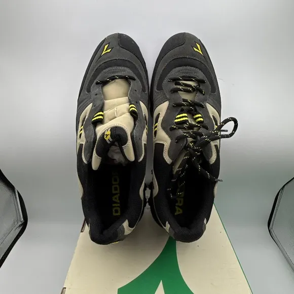 Diadora Overland Shoes Mens Size 12 EUR 46 Black 117995 092197 NIB