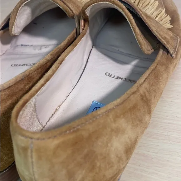 Diane b Milano Tan Suede Loafers