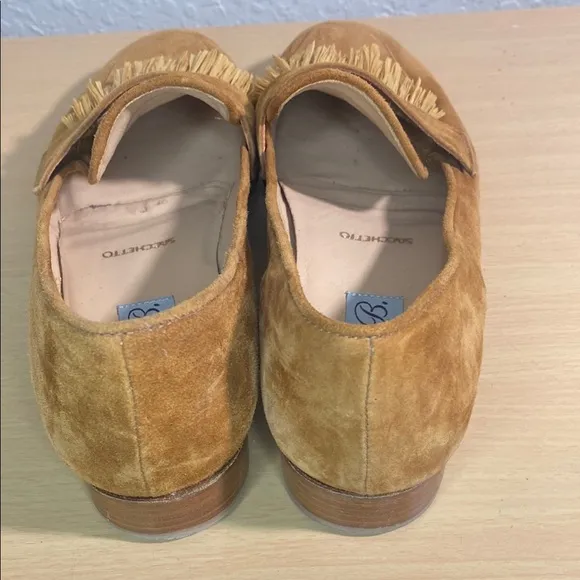 Diane b Milano Tan Suede Loafers