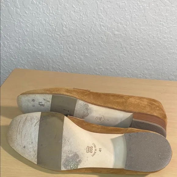 Diane b Milano Tan Suede Loafers