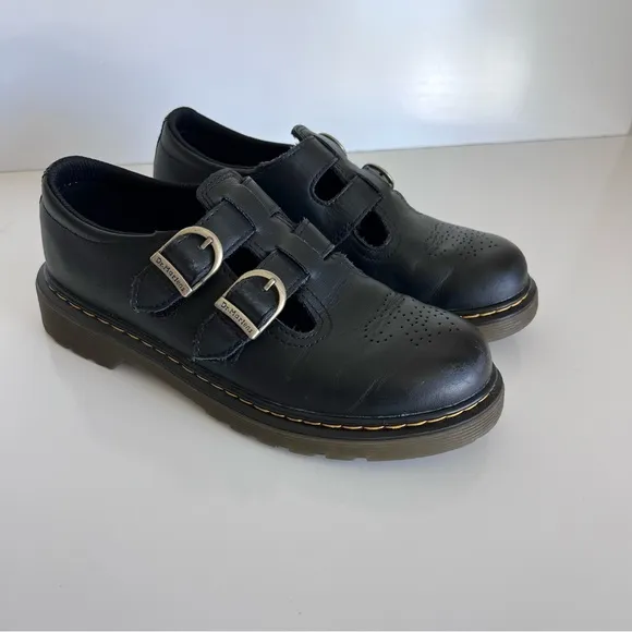Doc Martens 8065 Softy T Leather Mary Jane Shoes