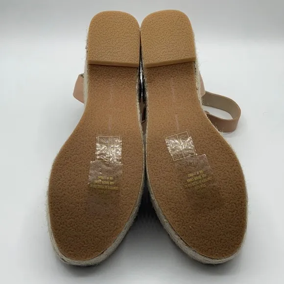Dolce Vita Leopard Print Cow Hair Lesly Wedges 9