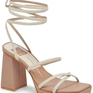 Dolce Vita Women's Amanda Heeled Strappy Sandal Ivory