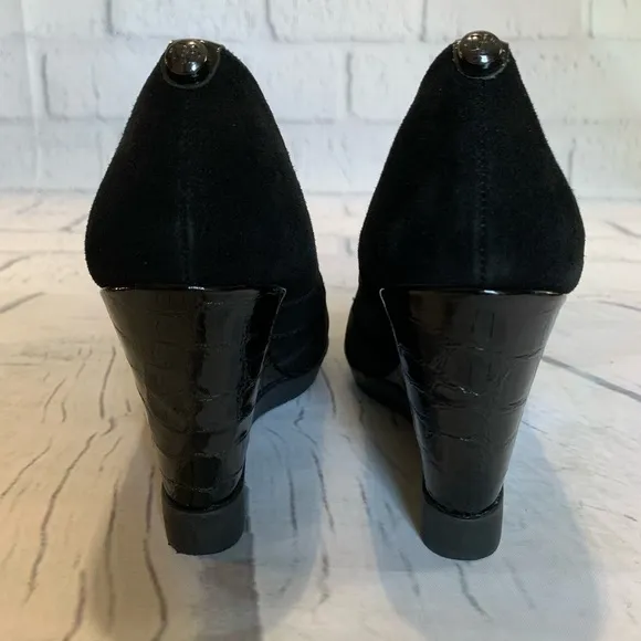 Donald J. Pliner Carla Wedge - Black