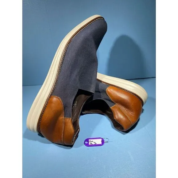 Donald J Pliner ERLING-LF Brown/Blue Elastic Shoes Size 13