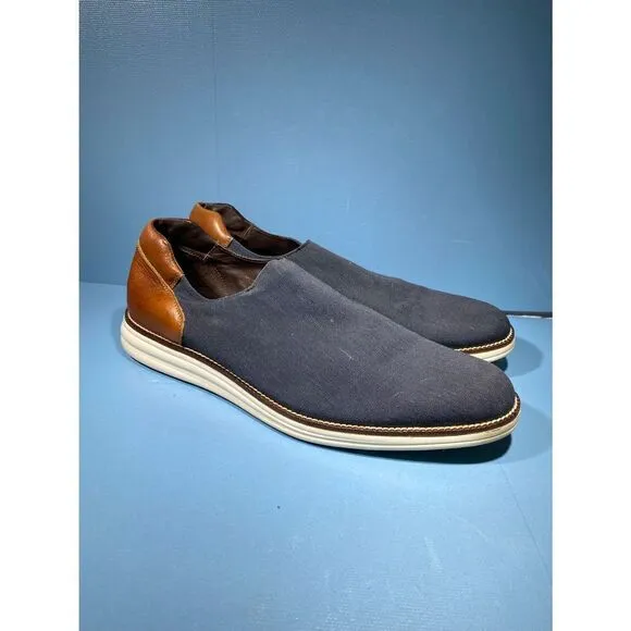 Donald J Pliner ERLING-LF Brown/Blue Elastic Shoes Size 13