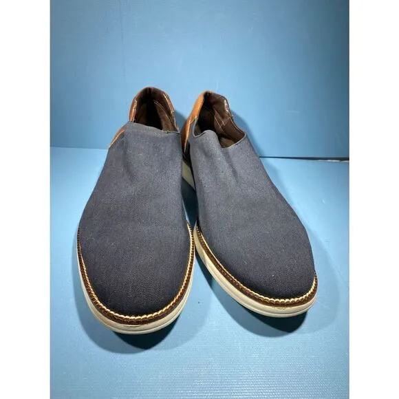 Donald J Pliner ERLING-LF Brown/Blue Elastic Shoes Size 13