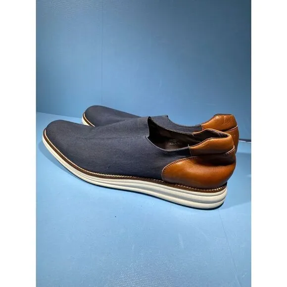 Donald J Pliner ERLING-LF Brown/Blue Elastic Shoes Size 13
