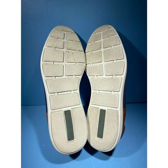 Donald J Pliner ERLING-LF Brown/Blue Elastic Shoes Size 13