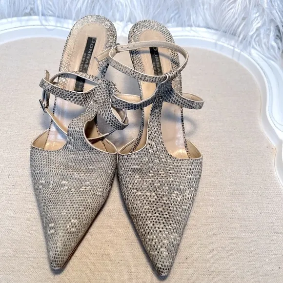 Donna Karan lizard shoes - rare