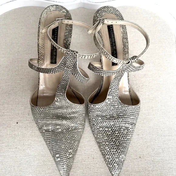 Donna Karan lizard shoes - rare