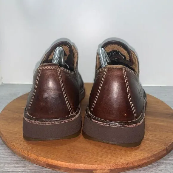 Dr. Doc Martens Chunky Oxford Mens 10 Low Shoes Brown Leather Air Wair 2B51