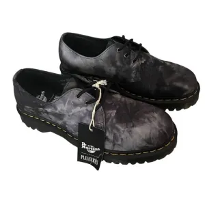 Dr Doc Martens Pleasures 1461 Bex NEW Men's 9 Lady's 10 Black Tie-Dye Boat Shoes