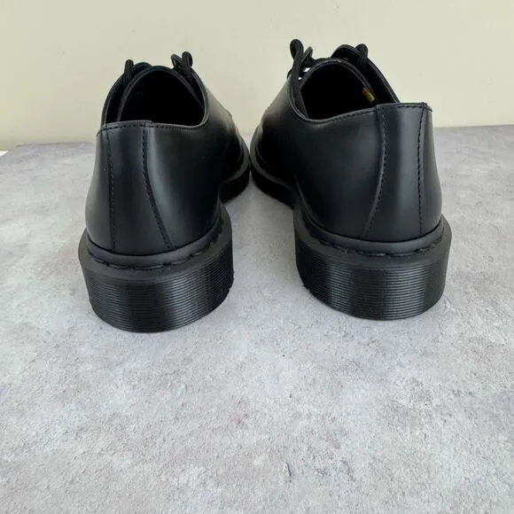 Dr. Doc Martens Shoes Men's Size 9 M Smooth Leather Oxford Shoes 1461 Mono