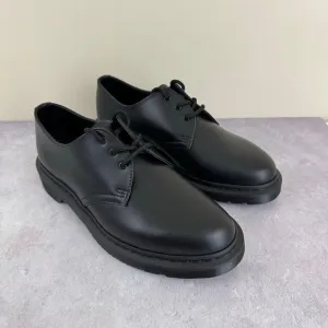 Dr. Doc Martens Shoes Men's Size 9 M Smooth Leather Oxford Shoes 1461 Mono