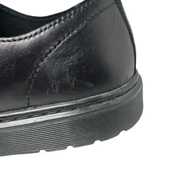 Dr Doc Martens WALDEN Black Brando Leather Creeper Loafer Shoes Size 11- 3 Eye