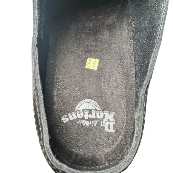 Dr Doc Martens WALDEN Black Brando Leather Creeper Loafer Shoes Size 11- 3 Eye