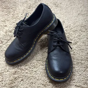 Dr. Martens 1461 Women Black Smooth Leather Oxford Shoes Size 7 Ladies