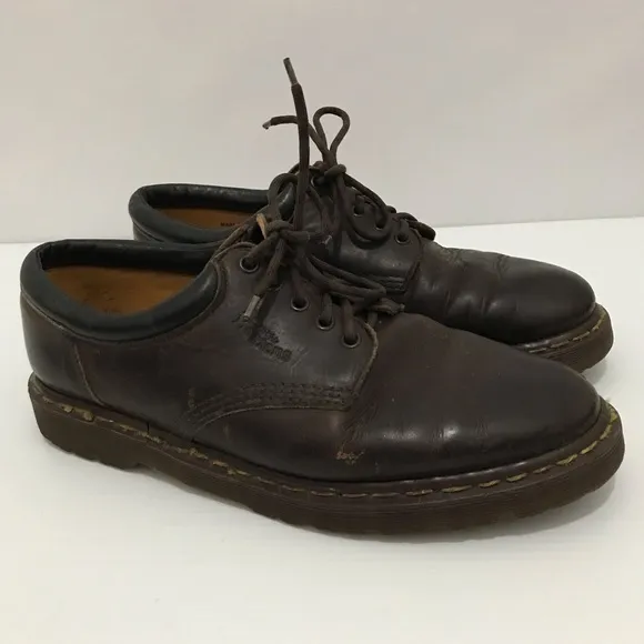 Dr. Martens AW004 Made in England Oxford Shoes Men's 11 Brown Leather