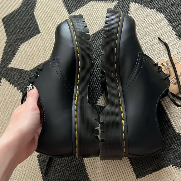 Dr Martens Black 1461 BEX SMOOTH LEATHER OXFORD SHOES