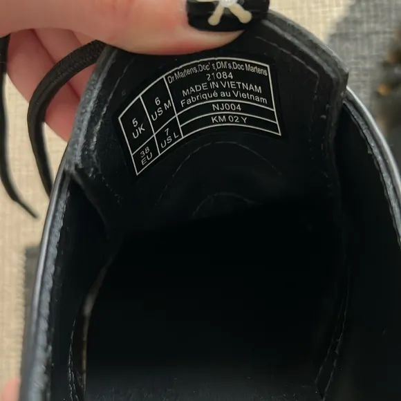 Dr Martens Black 1461 BEX SMOOTH LEATHER OXFORD SHOES
