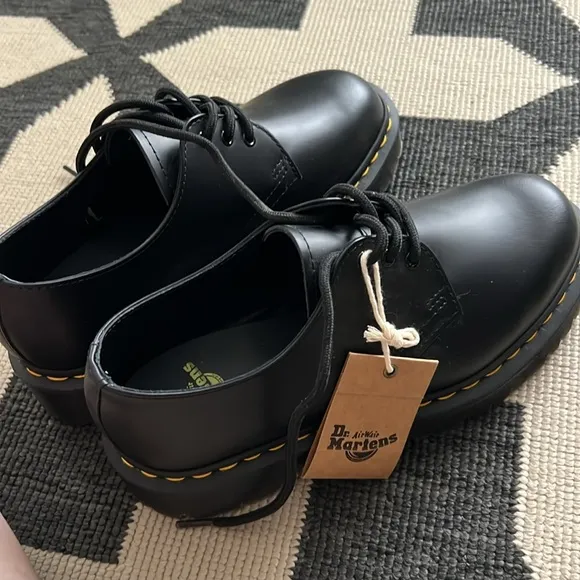 Dr Martens Black 1461 BEX SMOOTH LEATHER OXFORD SHOES