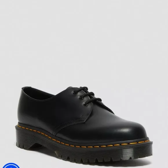 Dr Martens Black 1461 BEX SMOOTH LEATHER OXFORD SHOES