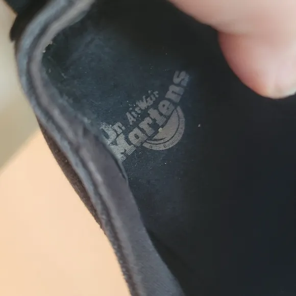 Dr Martens Black Canvas Tennis Shoes size 9