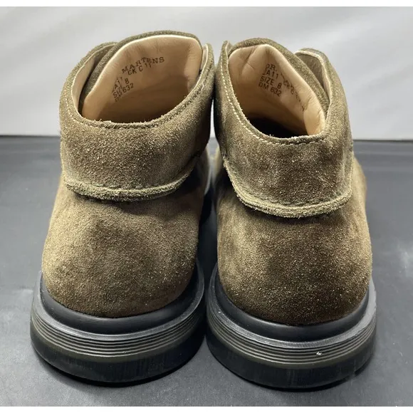 Dr Martens Brown Apron Toe Leather Suede Shoes 2A11 England Mens 9 Fast Ship