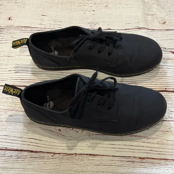 Dr Martens Callum Canvas Oxford Shoes in Black Sz 12